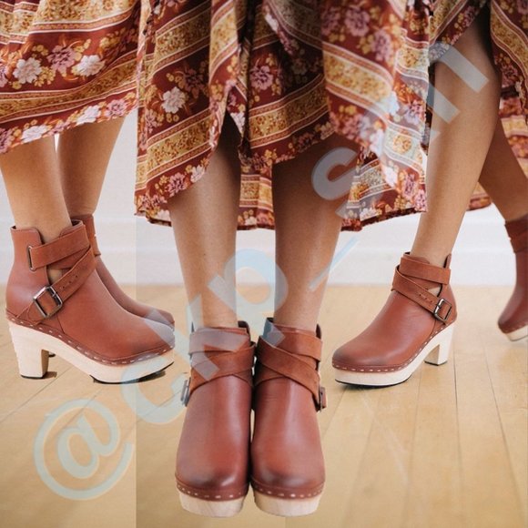 Free People Bungalow Clog Boots Sz EU 38 - Picture 4 of 16
